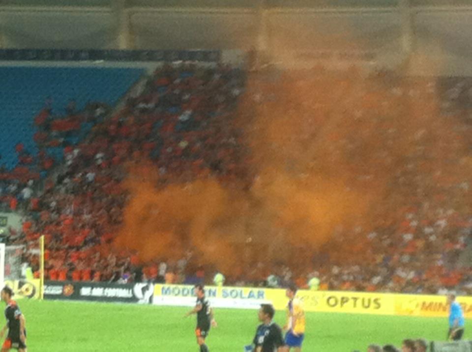 Brisbane Roar Flares vs Gold Coast United December 2011