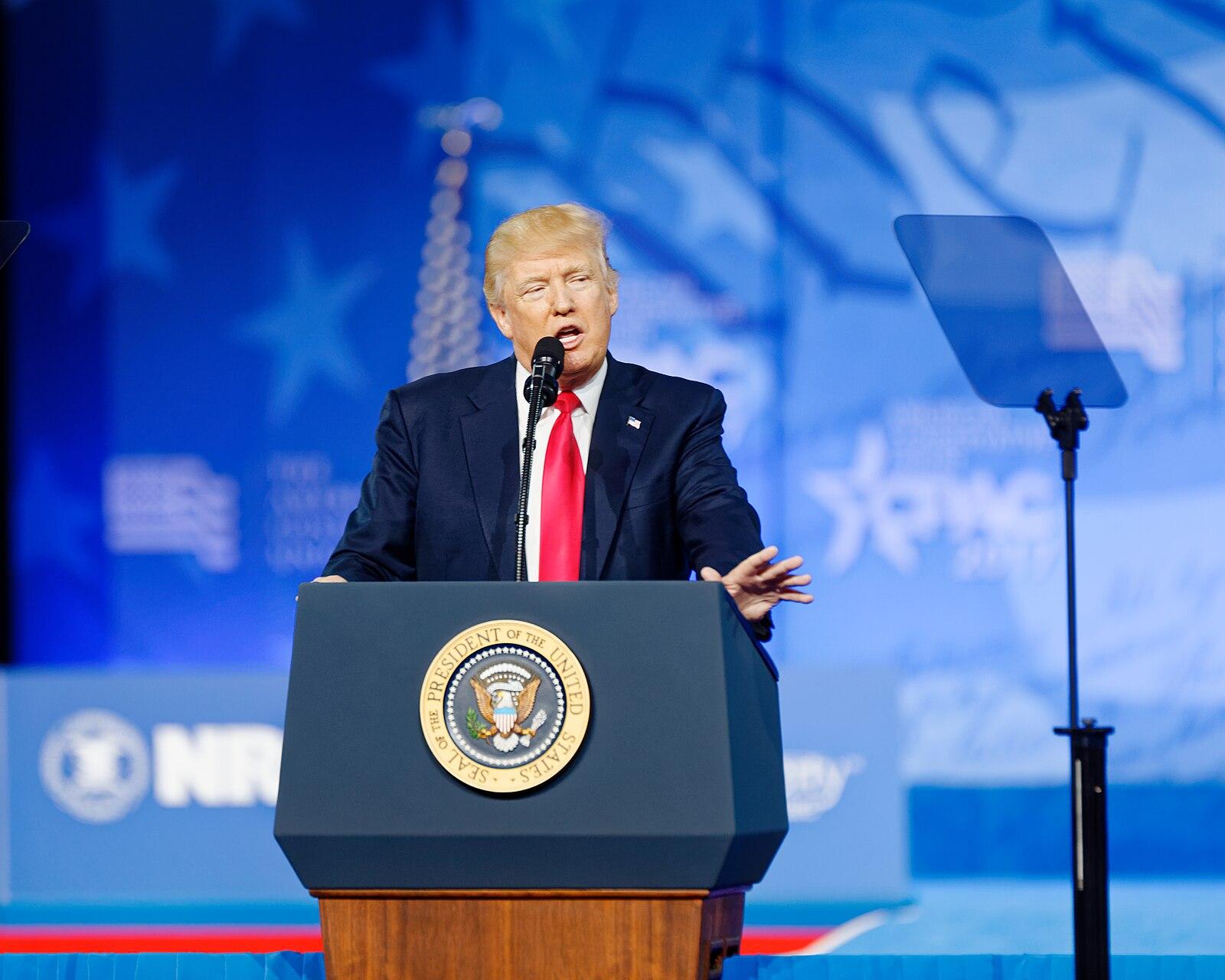 President of the United States Donald J. Trump at CPAC 2017 February 24th 2017 by Michael Vadon 17