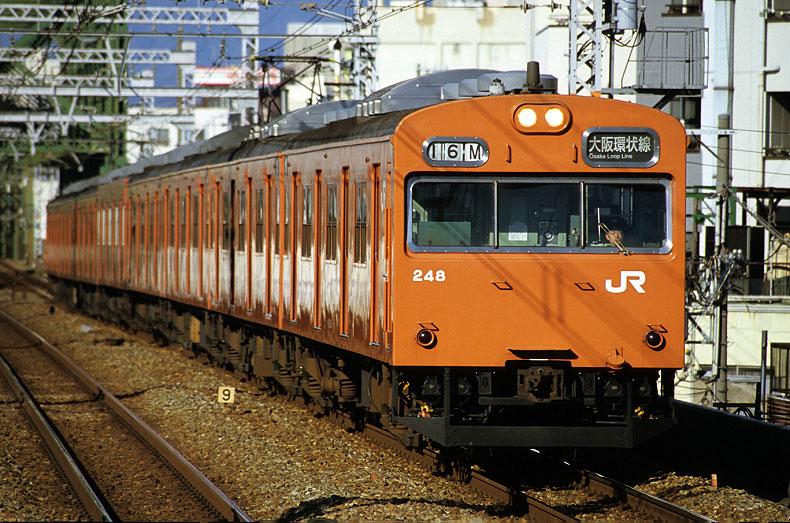 JR West Osaka loop line 103 248